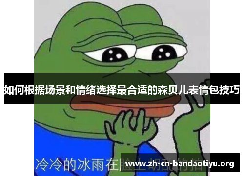 如何根据场景和情绪选择最合适的森贝儿表情包技巧